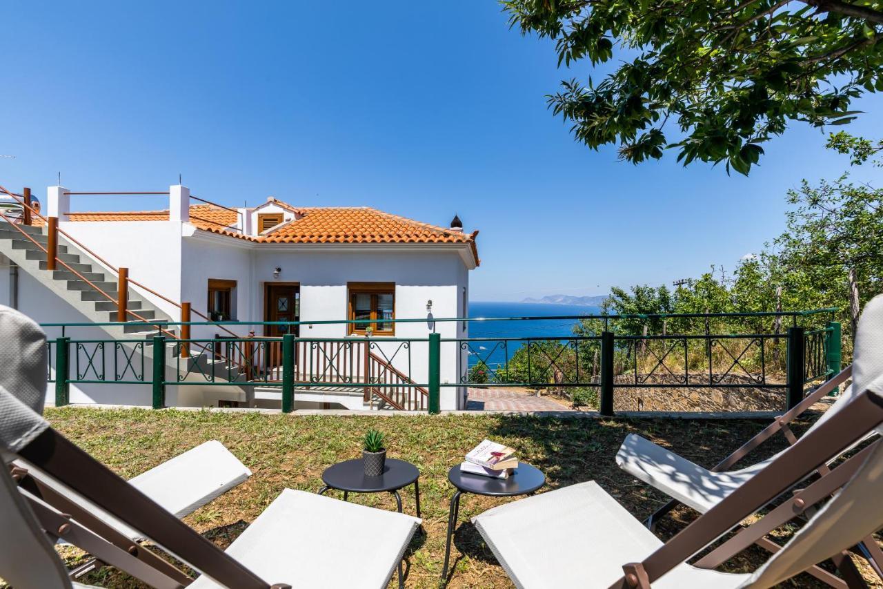 Villa Margini, Aegean Views , Pool Villa, Skopelos Esterno foto