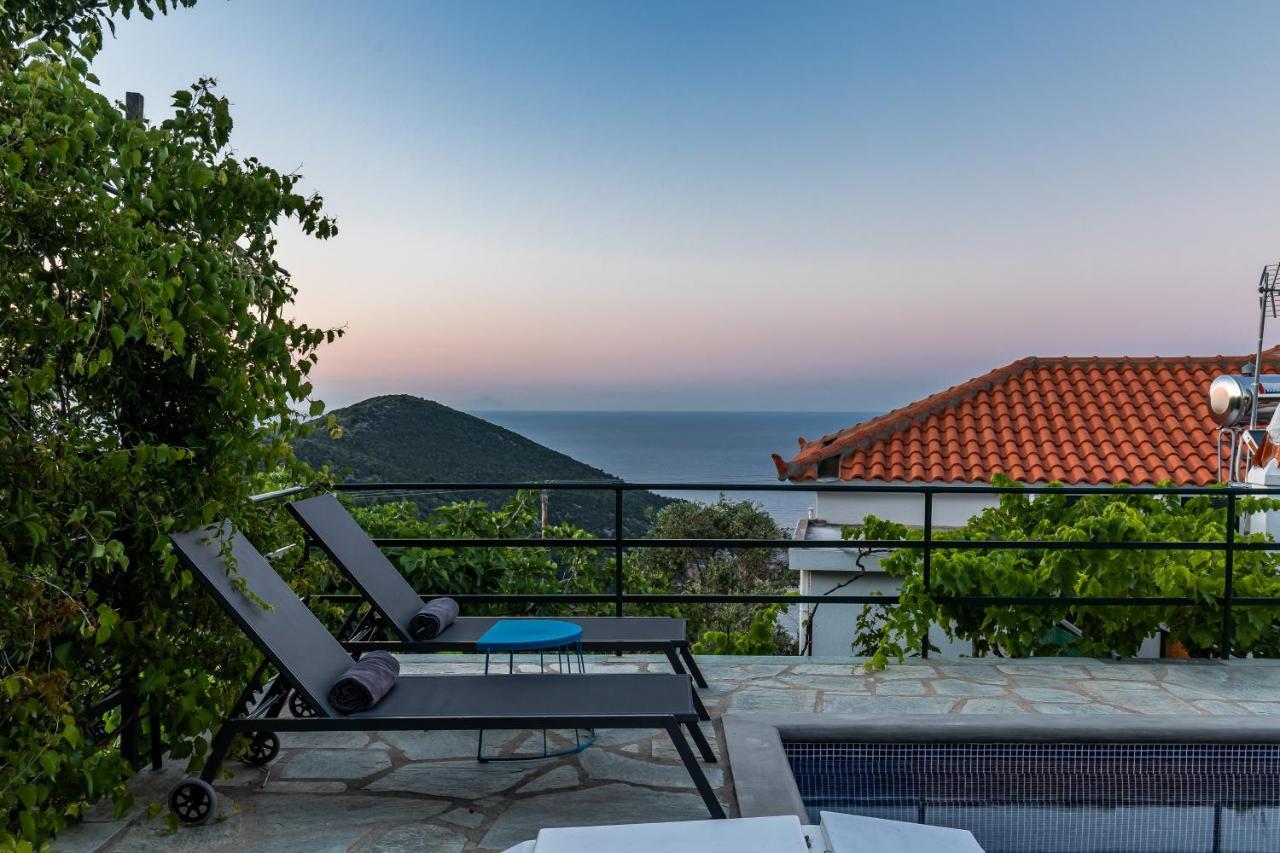 Villa Margini, Aegean Views , Pool Villa, Skopelos Esterno foto