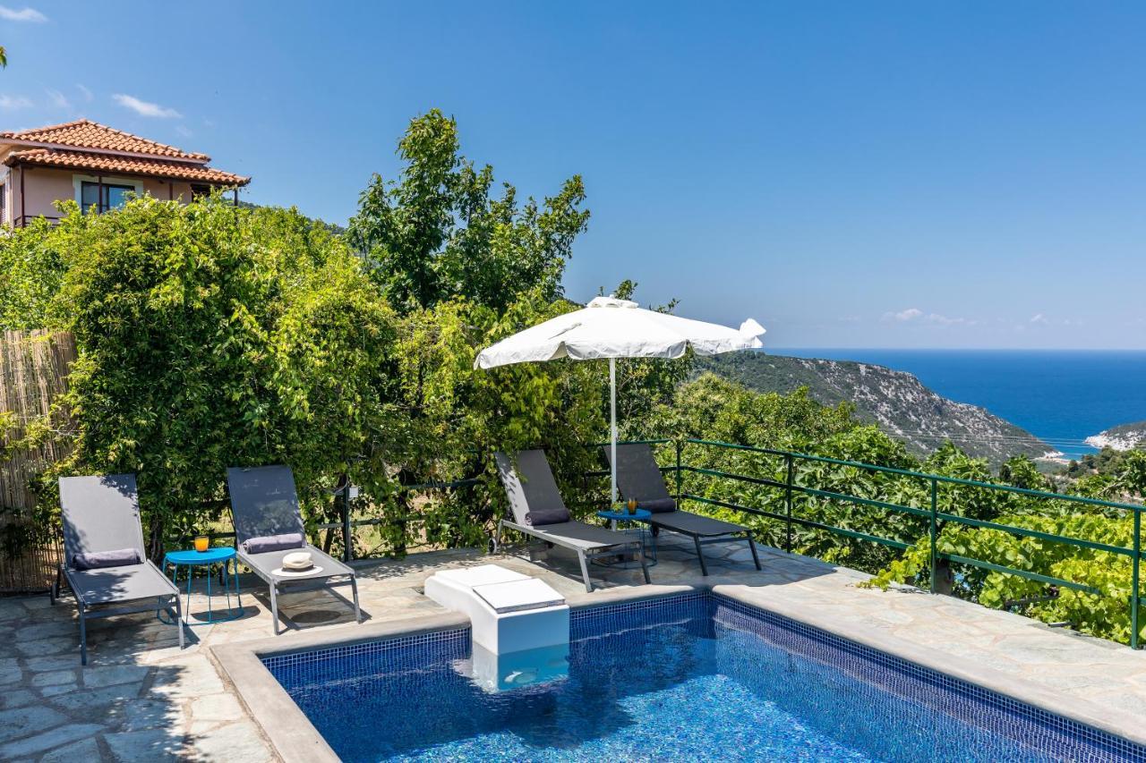 Villa Margini, Aegean Views , Pool Villa, Skopelos Esterno foto