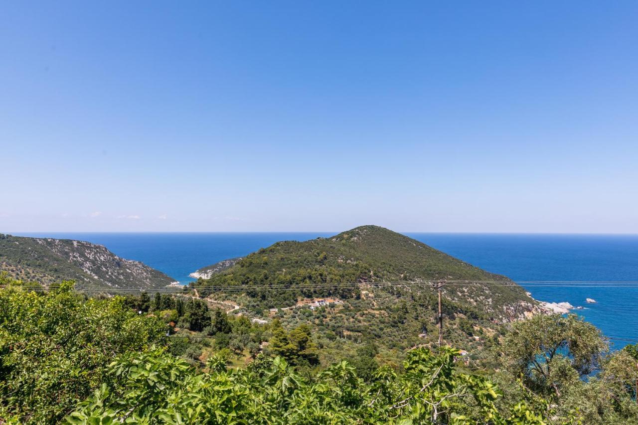 Villa Margini, Aegean Views , Pool Villa, Skopelos Esterno foto
