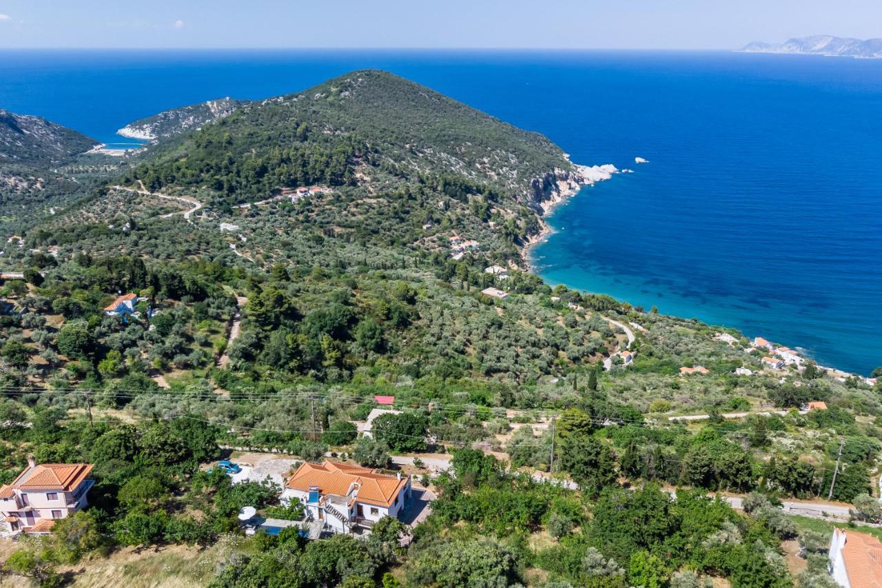 Villa Margini, Aegean Views , Pool Villa, Skopelos Esterno foto