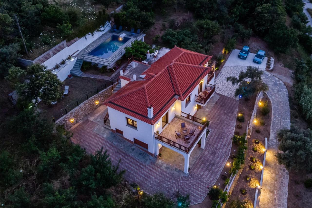 Villa Margini, Aegean Views , Pool Villa, Skopelos Esterno foto