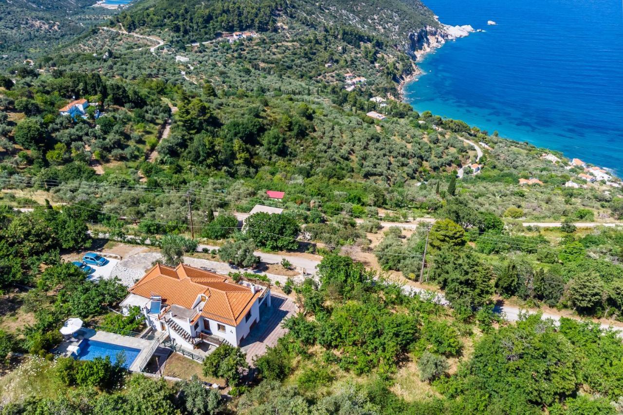Villa Margini, Aegean Views , Pool Villa, Skopelos Esterno foto